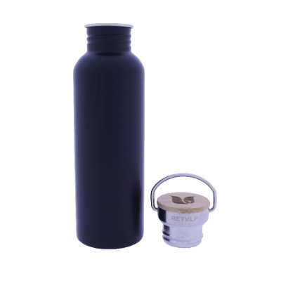 Urban water bottle enkelwandig 750ml Night Black